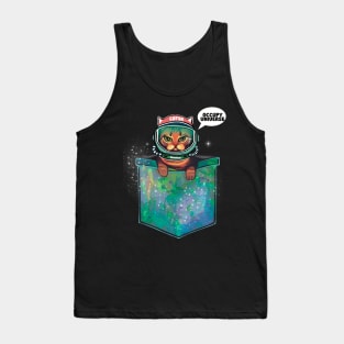 Grumpy bengal cat in pocket occupy universe Tank Top